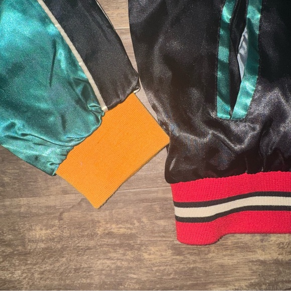 Ring of Fire Black Satin Bomber Winged Cobra - Picture 3 of 7